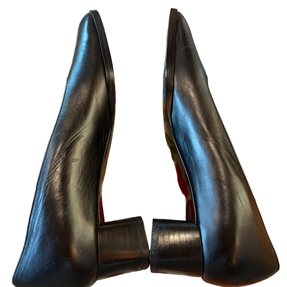 Robert Clergery black leather shoes made in Paris France. Size 7 - Picture 7 of 9